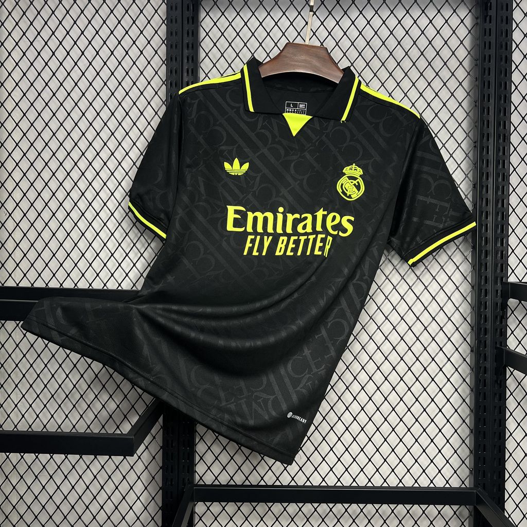 REAL MADRID NERO E NEON UNICO 24/25 UOMO