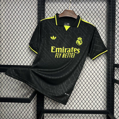 REAL MADRID NERO E NEON UNICO 24/25 UOMO