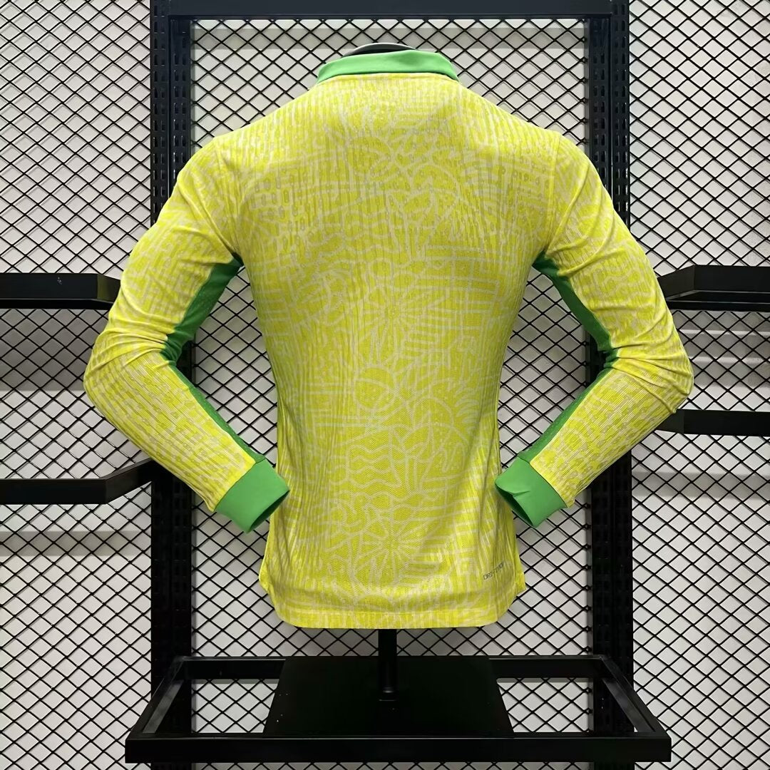 BRASILE MANICA LUNGA I 24/25 (VERSIONE GIOCATORE) UOMO