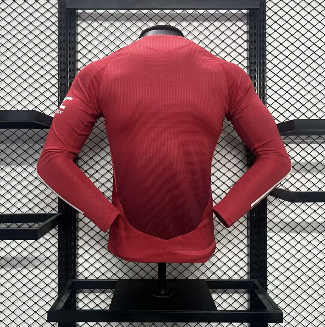 MANCHESTER UNITED MANICA LUNGA I 24/25 (VERSIONE GIOCATORE) UOMO