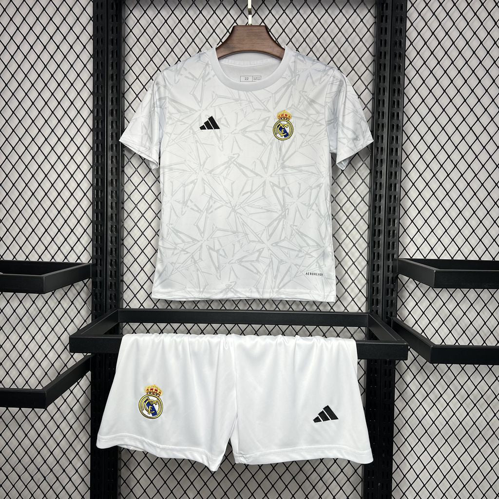 REAL MADRID RISCALDAMENTO I 24/25 SET PER BAMBINI