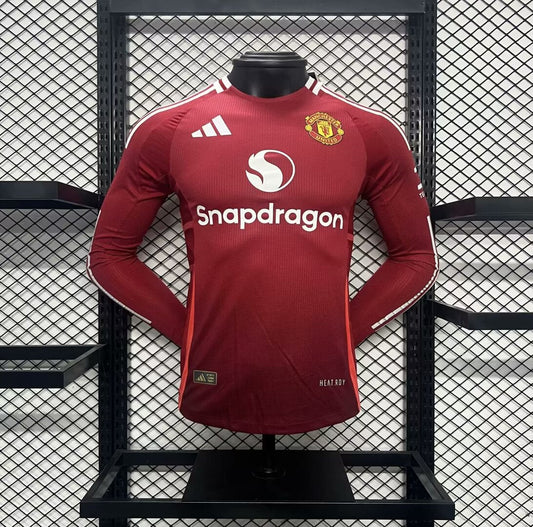MANCHESTER UNITED MANICA LUNGA I 24/25 (VERSIONE GIOCATORE) UOMO