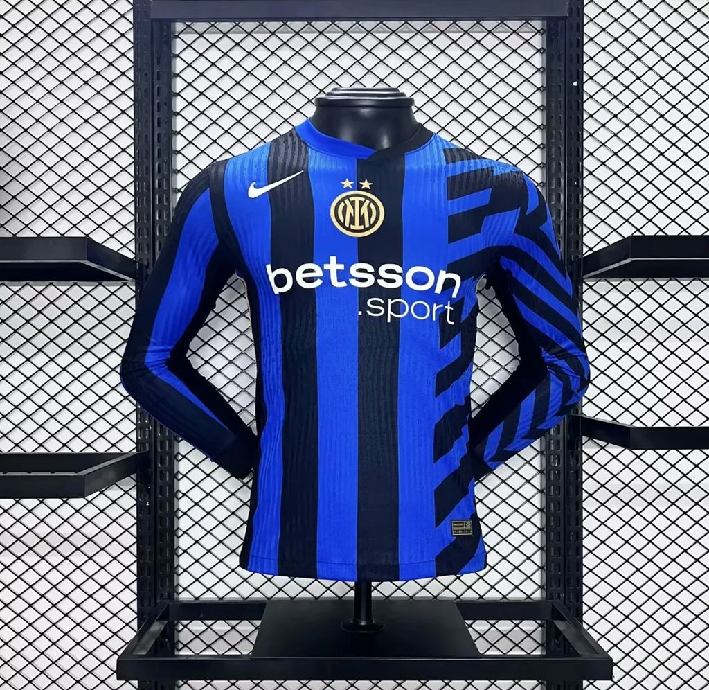 INTERNAZIONALE DI MILÃO MANICA LUNGA I 24/25 (VERSIONE GIOCATORE) UOMO