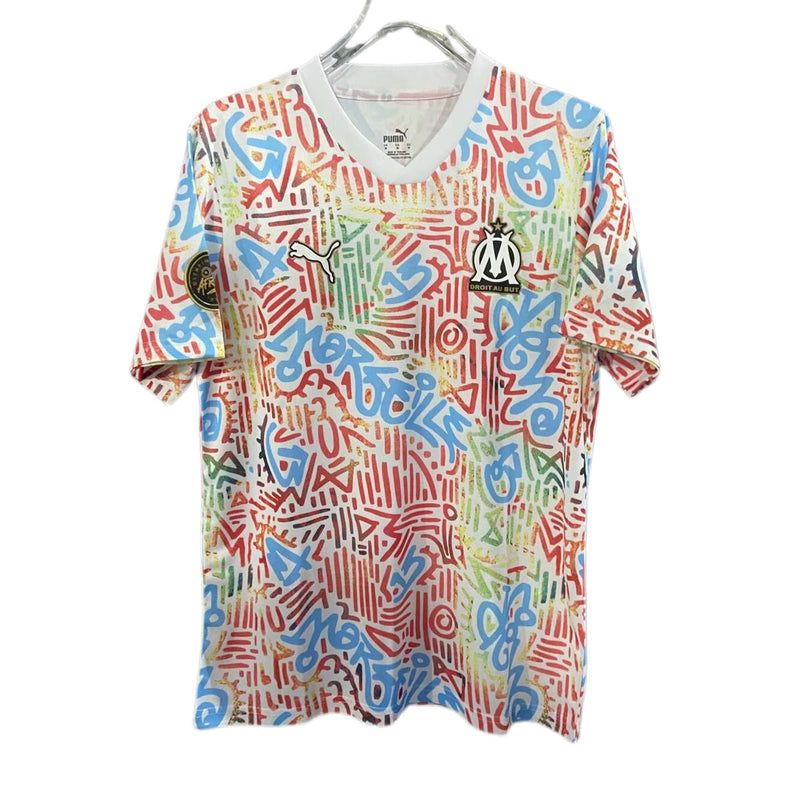 OLYMPIQUE MARSEILLE AFRICA BIANCO 24/25 UOMO