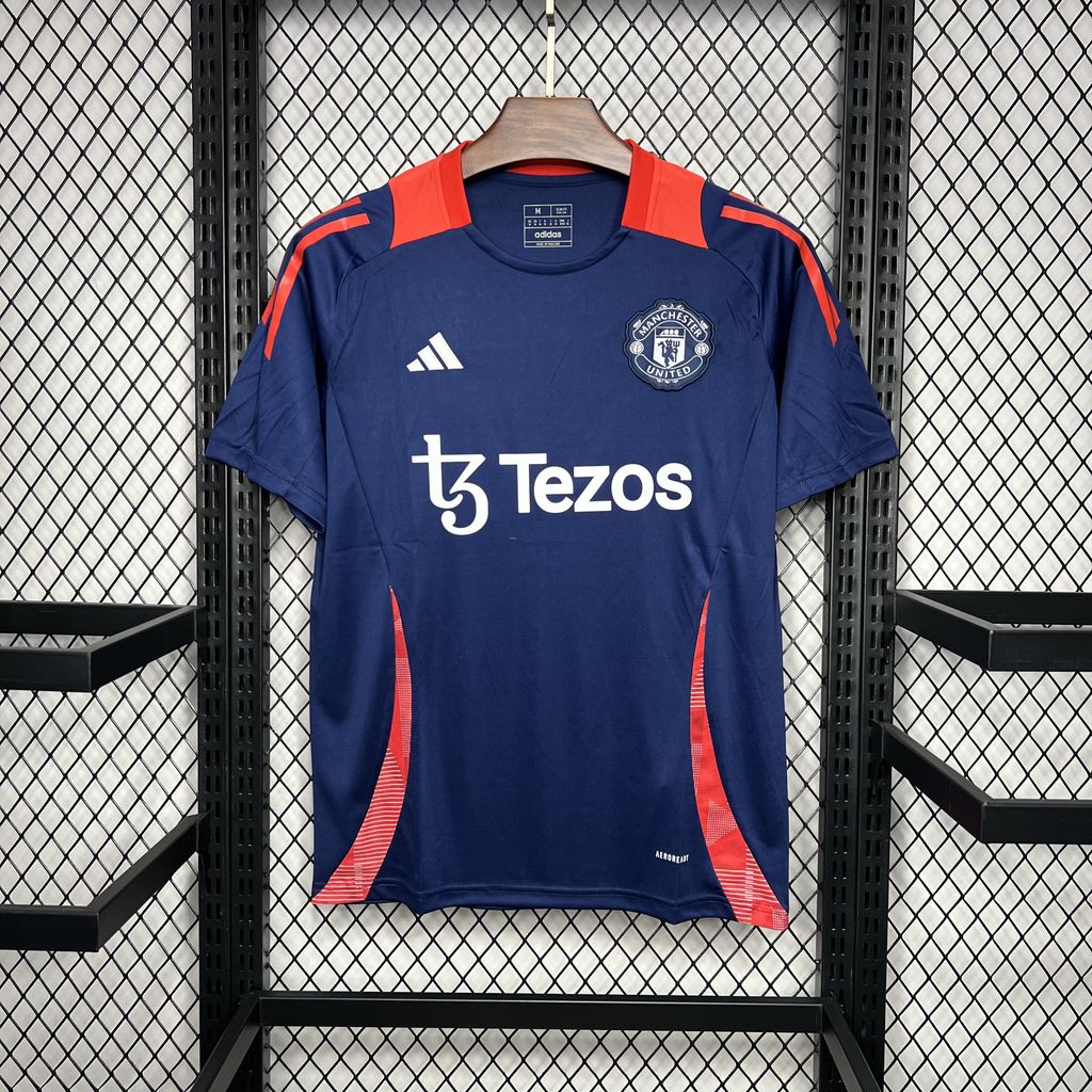 MANCHESTER UNITD PRE-PARTITA BLU SCURO 24/25 UOMO